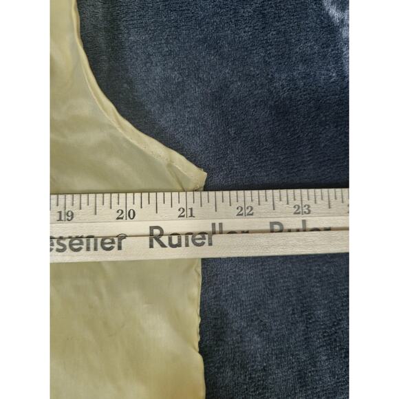 David Vest Mens Medium Khaki Utility Fishing Photo Travel Multi Pocket Zip Field - Picture 4 of 5